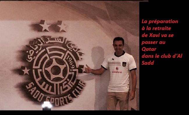 Xavi au Qatar